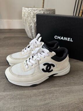 CHANEL White and Black